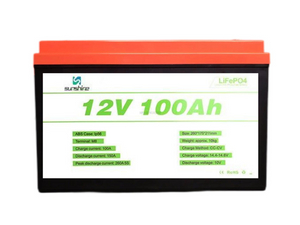 12V Lithium Battery Rechargeable 100ah LiFePO4 Battery Pack LiFePO4 12V 100ah Lithium Ion Battery