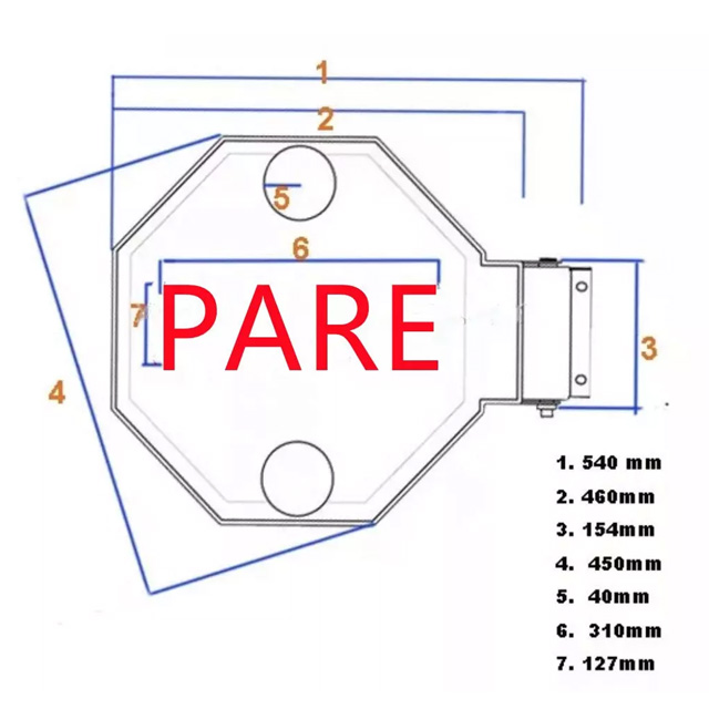 Auto turning school bus stop arm