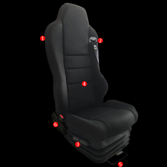 Driver bus truck seat